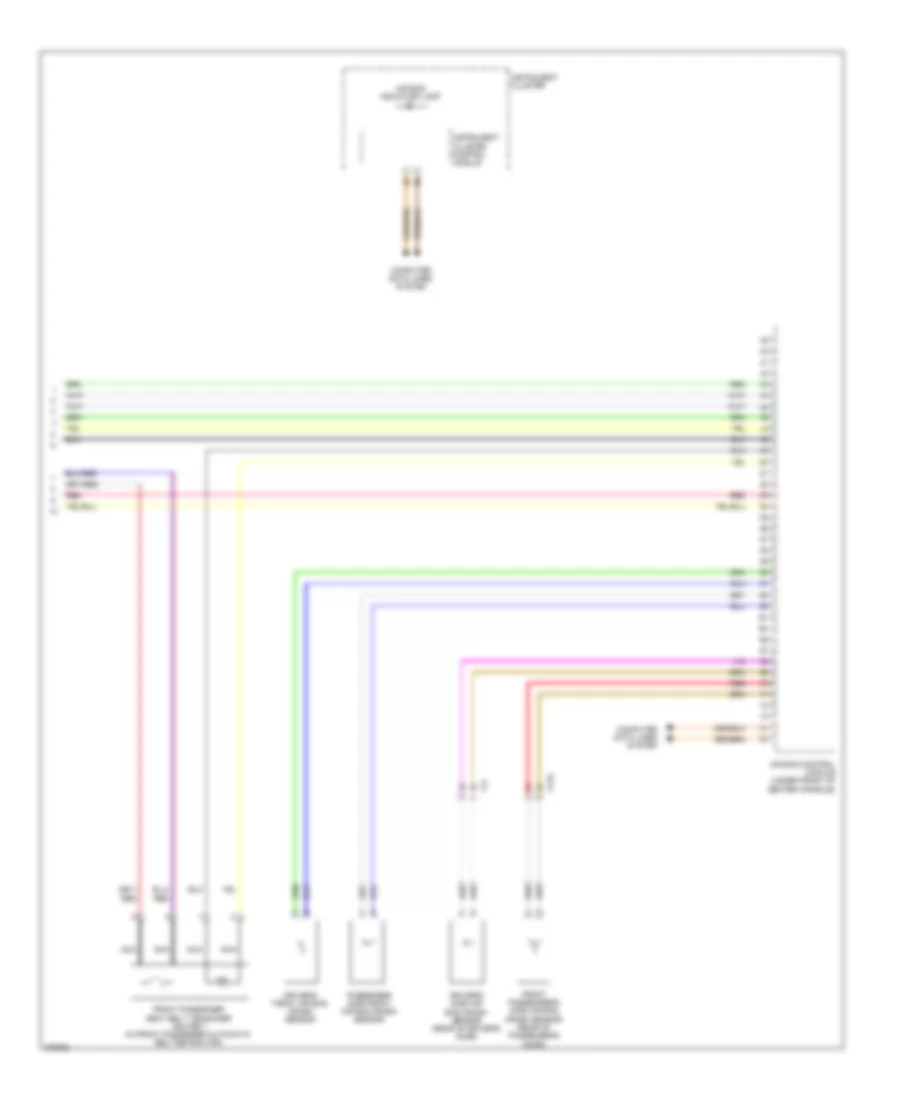 Supplemental Restraints Wiring Diagram 3 of 3 for Volkswagen Beetle 2012
