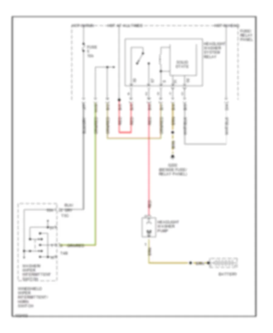 схема шайбы фары для Volkswagen Passat GL 1992