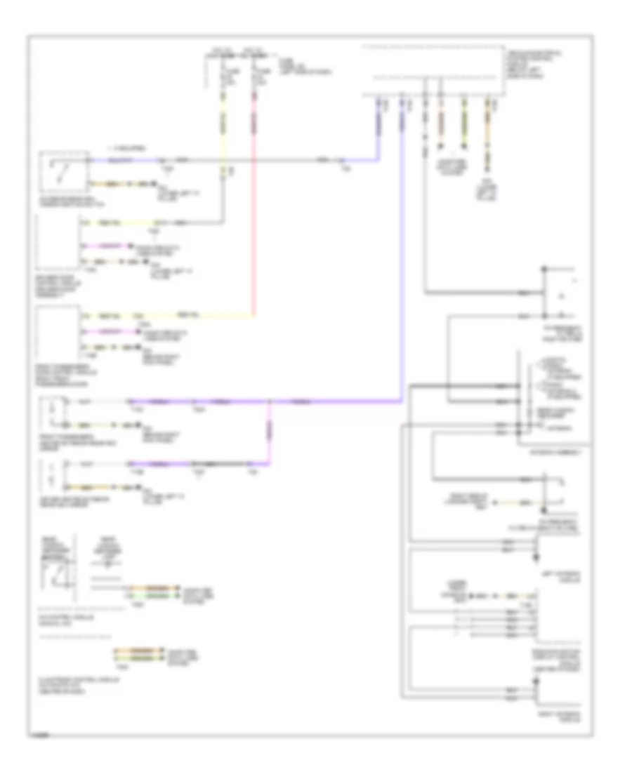 Defoggers Wiring Diagram with Low Equipment for Volkswagen Jetta Hybrid 2014