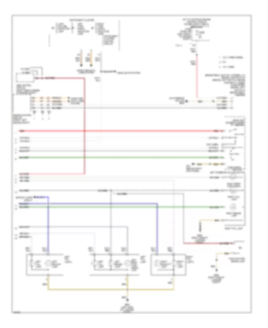 Exterior Lamps Wiring Diagram with Low Equipment 2 of 2 for Volkswagen Jetta Hybrid 2014