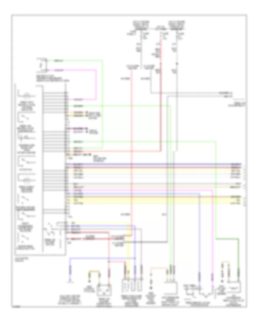 Manual AC Wiring Diagram (1 of 2) for Volkswagen CC Sport 2009