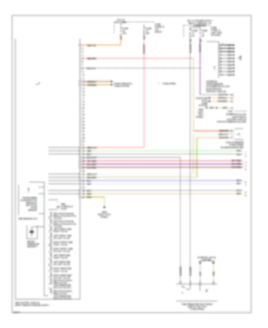 Anti lock Brakes Wiring Diagram 1 of 2 for Volkswagen Beetle Turbo 2012