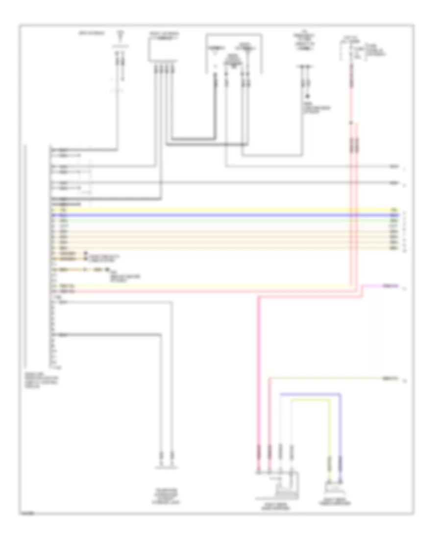 Navigation Wiring Diagram with Amplifier 1 of 3 for Volkswagen Beetle Turbo 2012