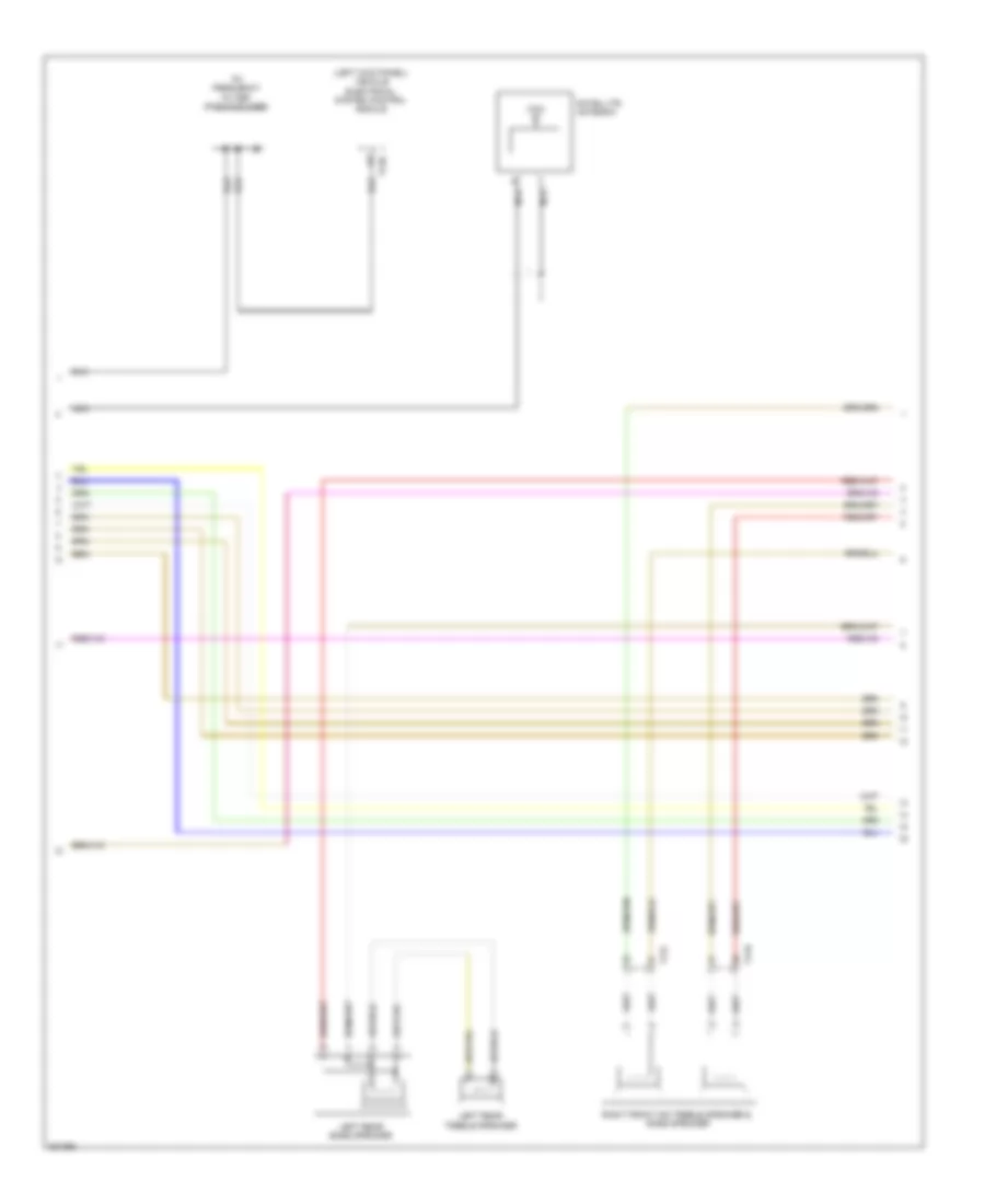 Navigation Wiring Diagram, with Amplifier (2 of 3) for Volkswagen Beetle Turbo 2012