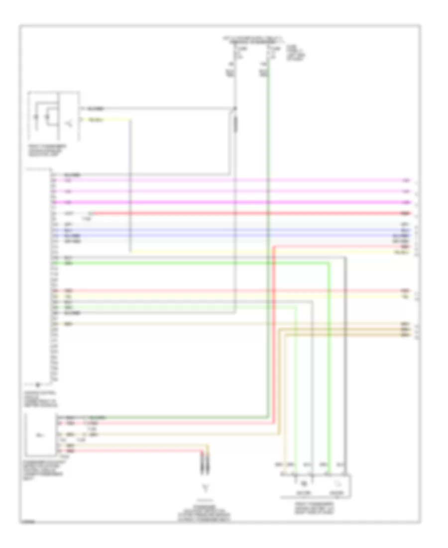 Supplemental Restraints Wiring Diagram 1 of 3 for Volkswagen Beetle Turbo 2012