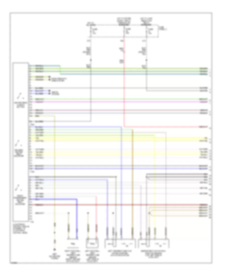 Automatic A C Wiring Diagram 1 of 3 for Volkswagen CC VR6 4Motion 2009