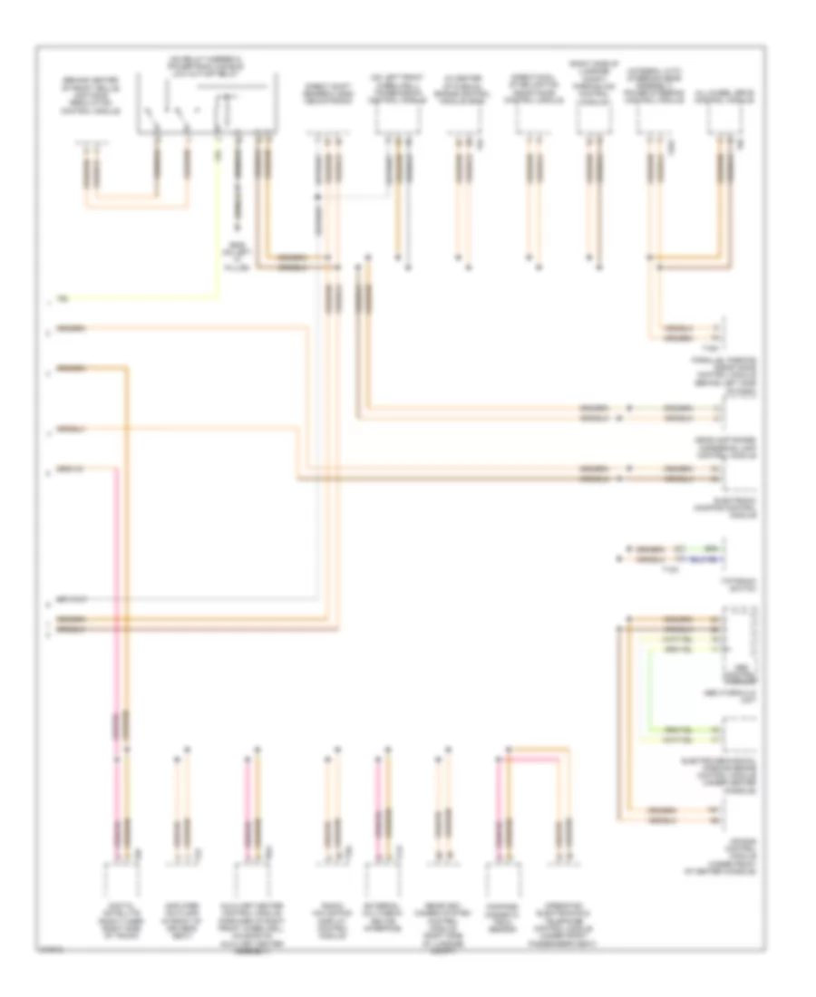 Computer Data Lines Wiring Diagram (2 of 2) for Volkswagen CC VR6 4Motion 2009
