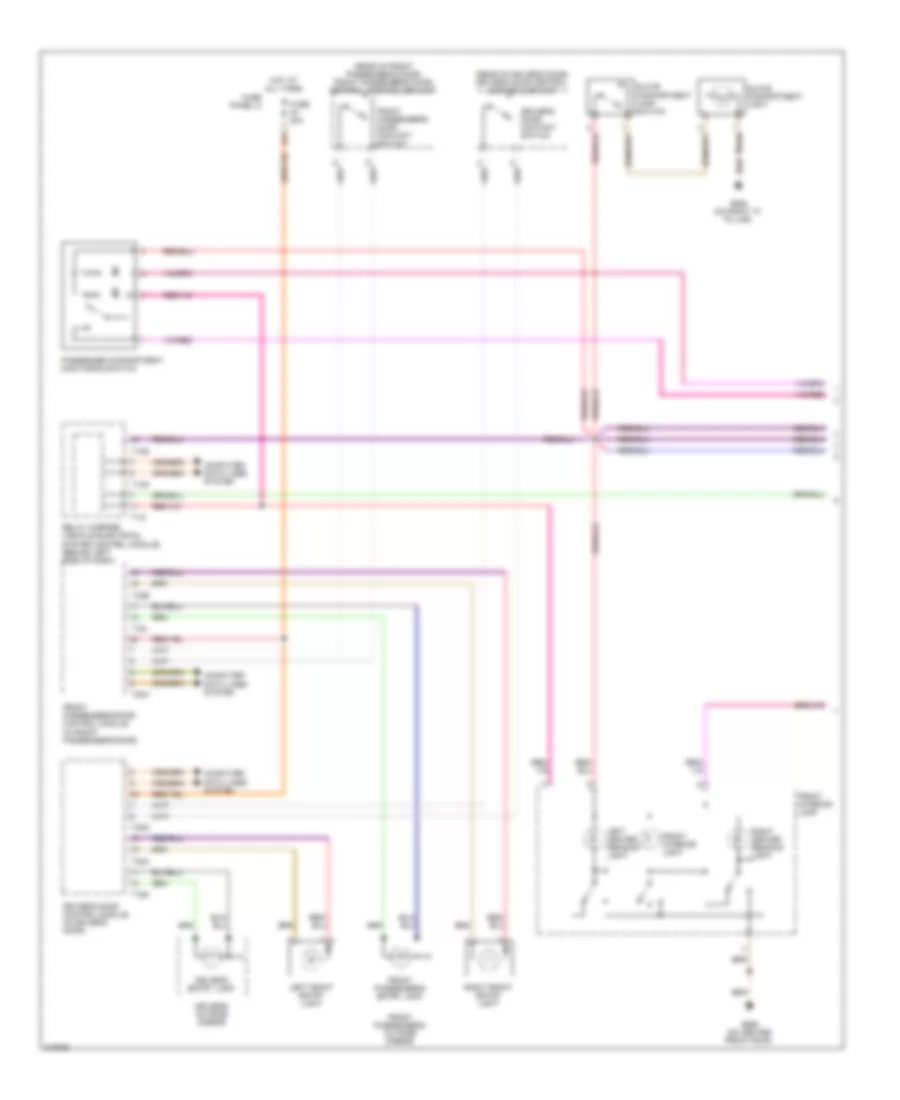 Courtesy Lamps Wiring Diagram 1 of 2 for Volkswagen CC VR6 4Motion 2009