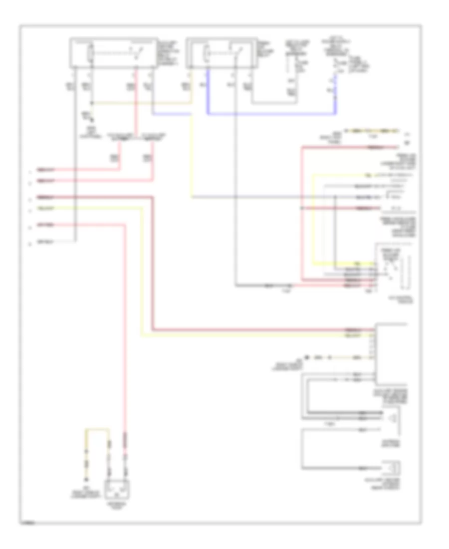 Auxiliary Heater Wiring Diagram 2 of 2 for Volkswagen CC Executive 2012
