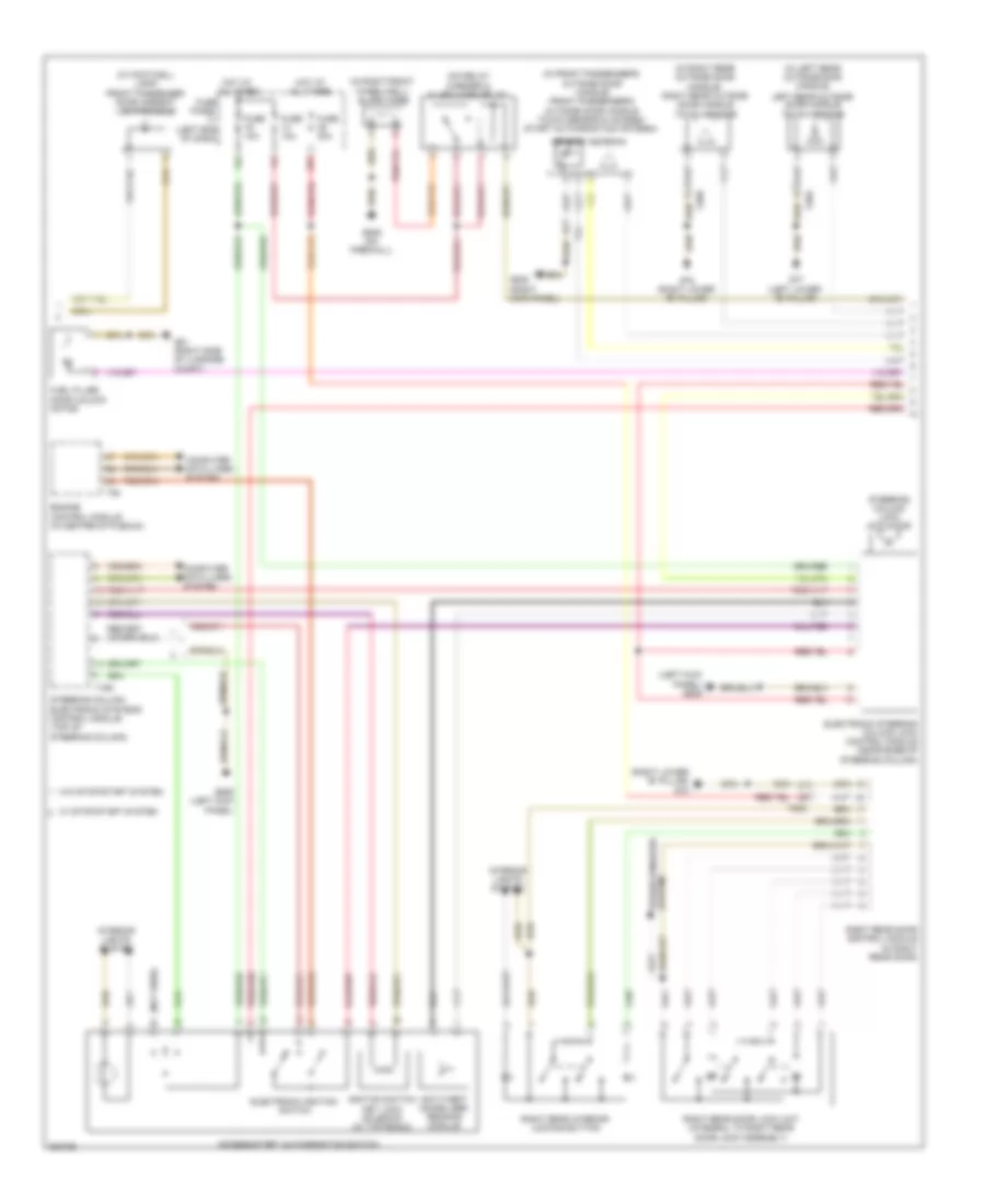 Forced Entry Wiring Diagram (2 of 3) for Volkswagen CC Executive 2012