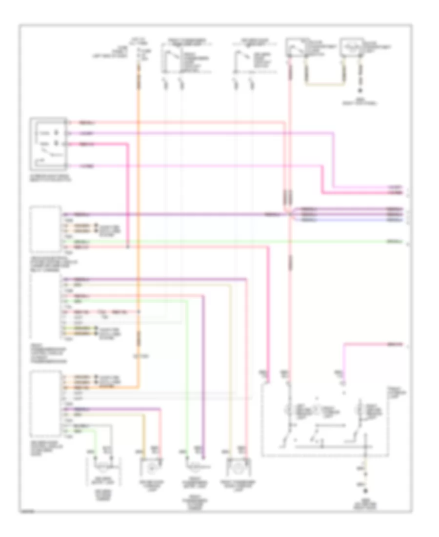 Courtesy Lamps Wiring Diagram 1 of 2 for Volkswagen CC Executive 2012