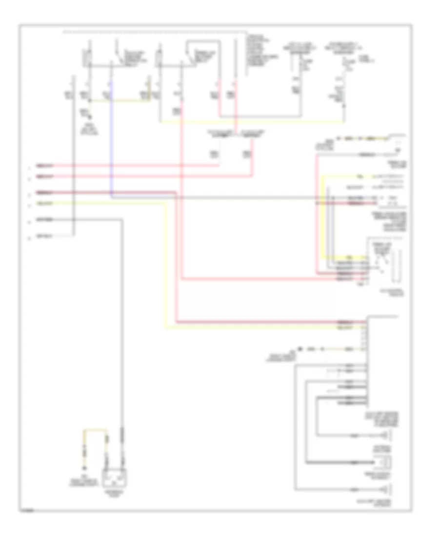 Auxiliary Heater Wiring Diagram 2 of 2 for Volkswagen CC VR6 Sport 2009