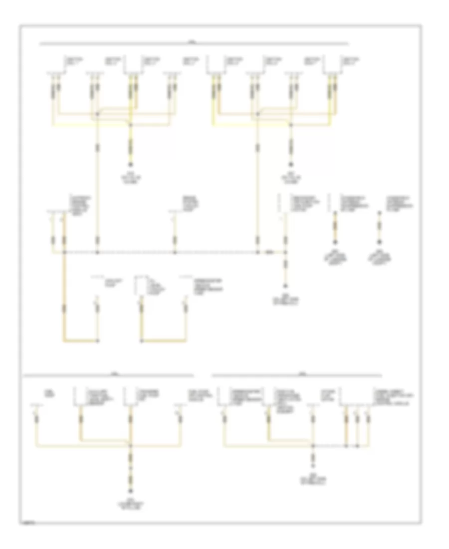 Ground Distribution Wiring Diagram (5 of 5) for Volkswagen Passat GLX 2004