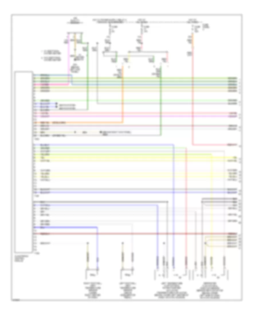 Automatic AC Wiring Diagram (1 of 4) for Volkswagen Eos Komfort 2009