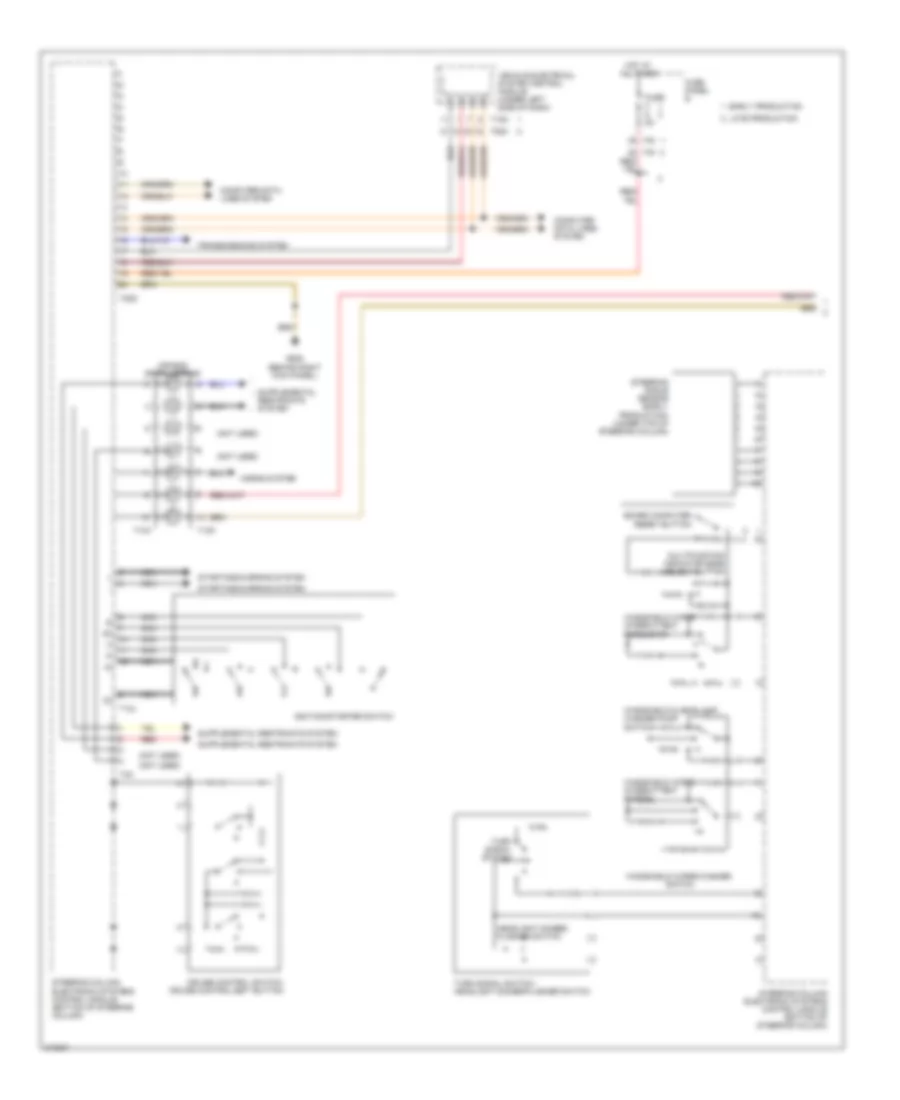 Steering Column Electronic Systems Control Module Wiring Diagram (1 of 2) for Volkswagen Eos Komfort 2009