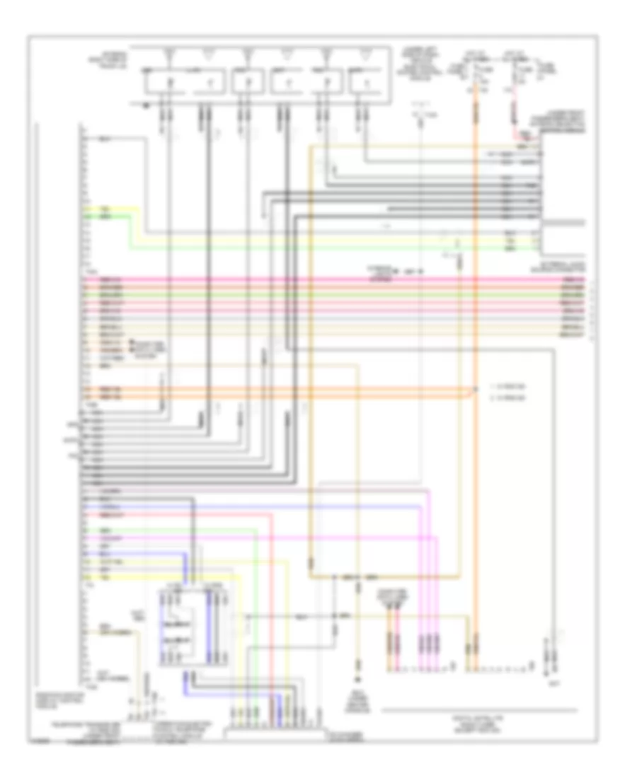 Navigation Wiring Diagram, RNS 300  RCD 300 Early Production (1 of 2) for Volkswagen Eos Komfort 2009