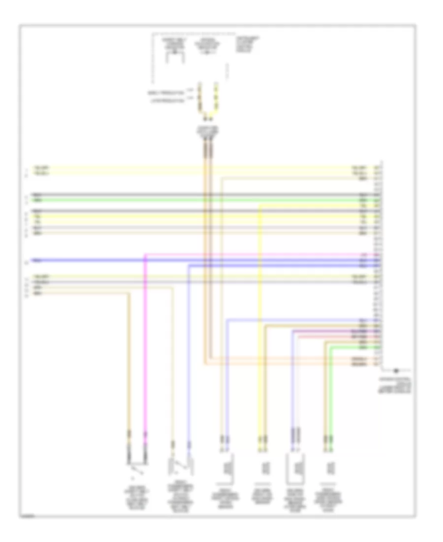 Supplemental Restraints Wiring Diagram (3 of 3) for Volkswagen Eos Komfort 2009