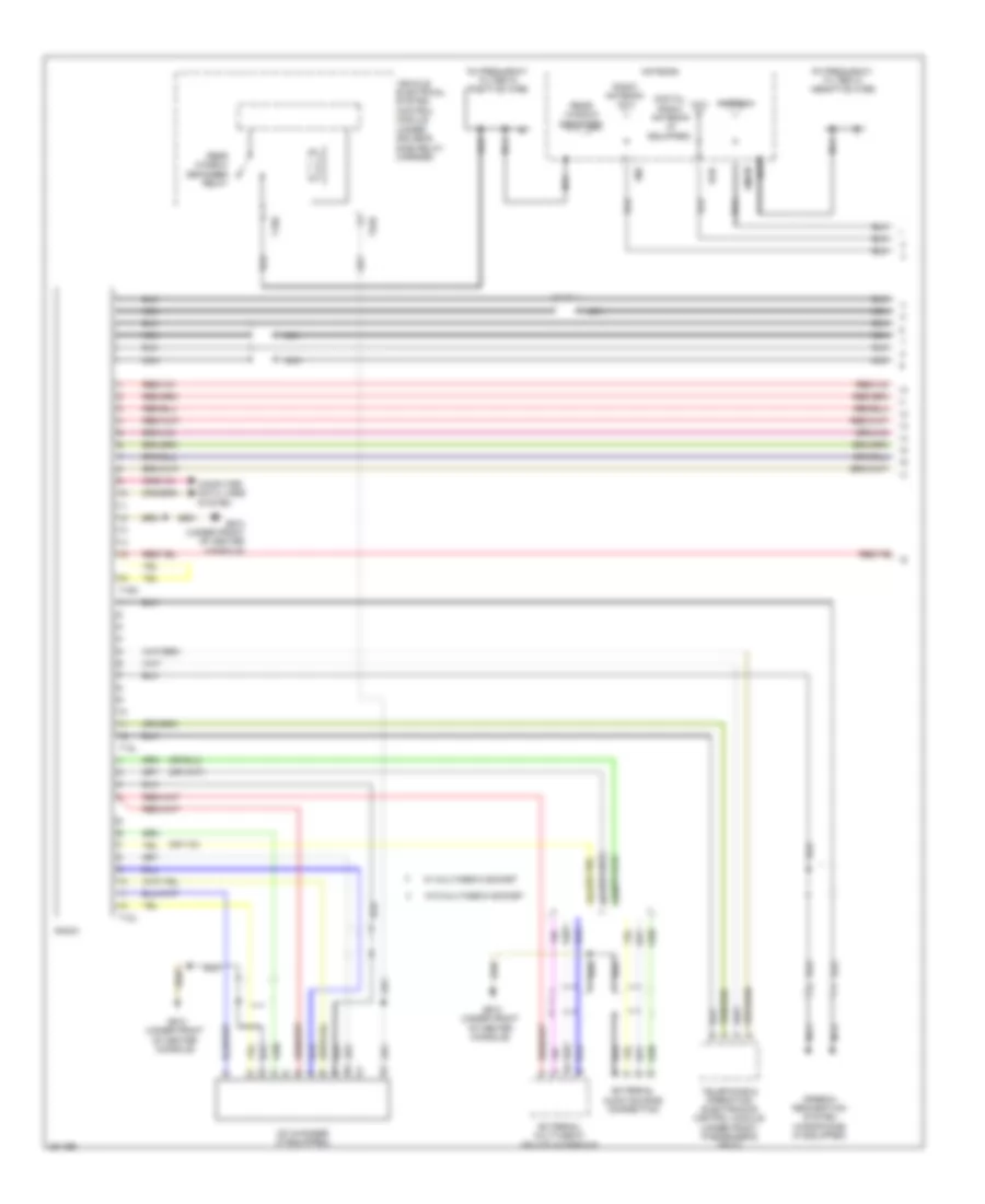 Base Radio Wiring Diagram 1 of 2 for Volkswagen CC R Line 2012
