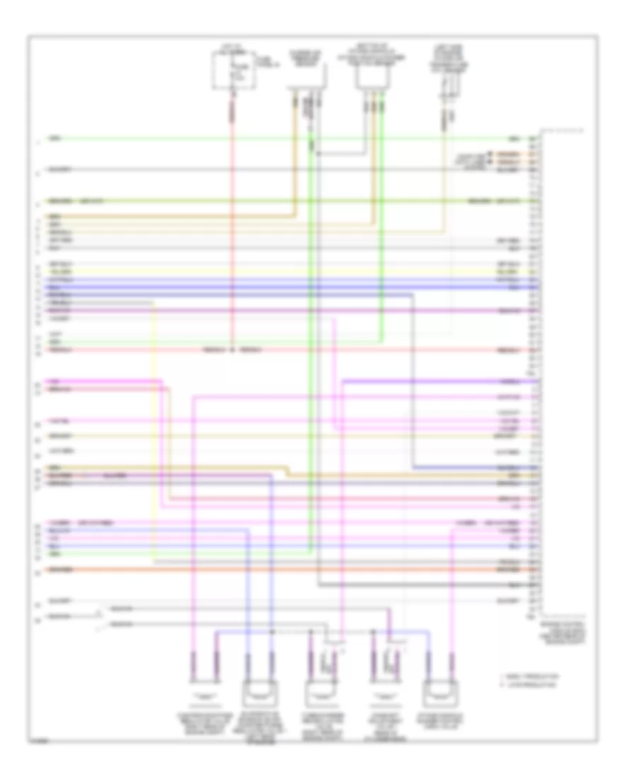 2.0L, Engine Performance Wiring Diagram (6 of 6) for Volkswagen Eos Lux 2009