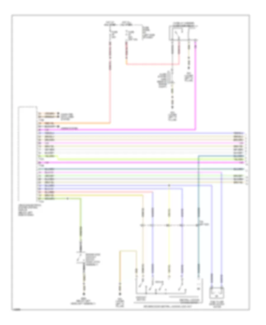 Forced Entry Wiring Diagram, with Low Equipment (1 of 3) for Volkswagen Jetta S 2014