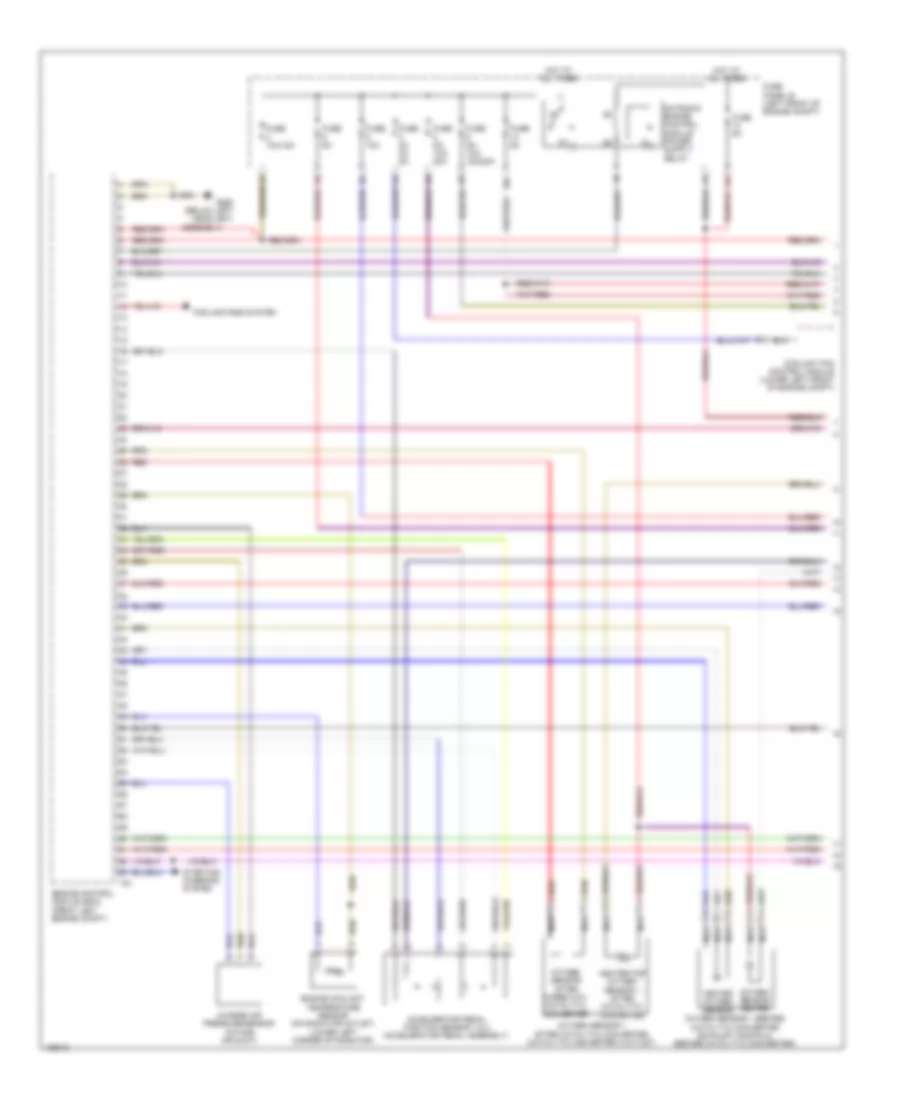 2.0L Turbo, Engine Performance Wiring Diagram (1 of 6) for Volkswagen Jetta S 2014
