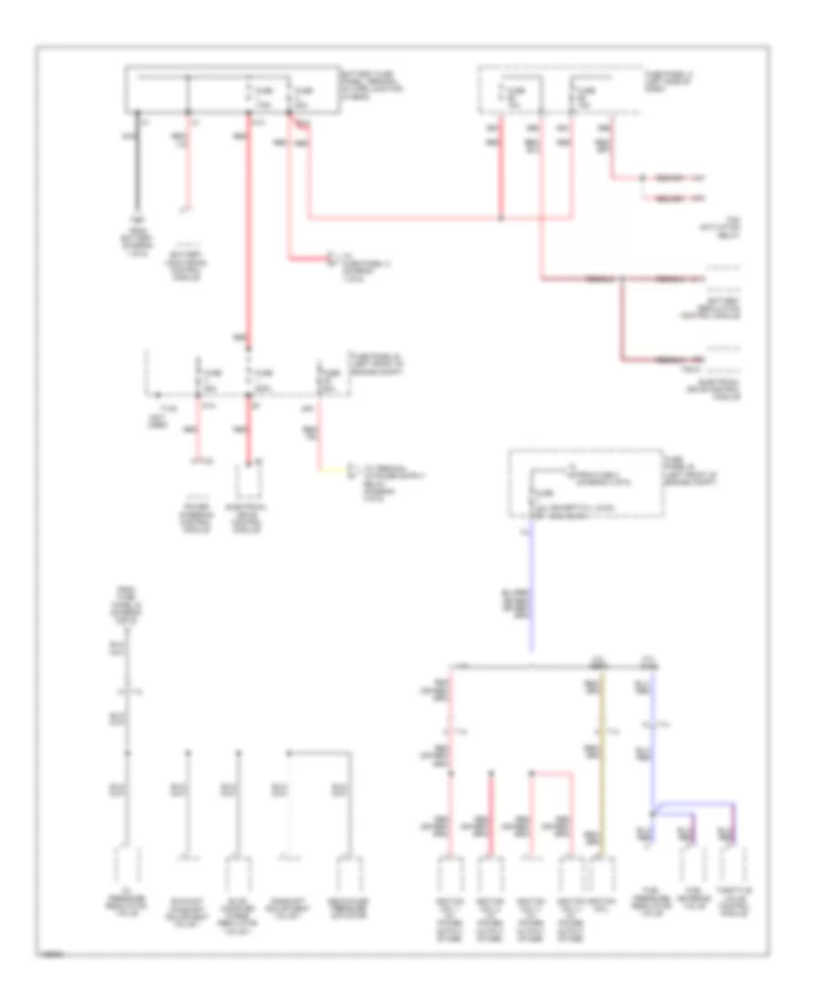 Power Distribution Wiring Diagram 2 of 6 for Volkswagen Jetta S 2014