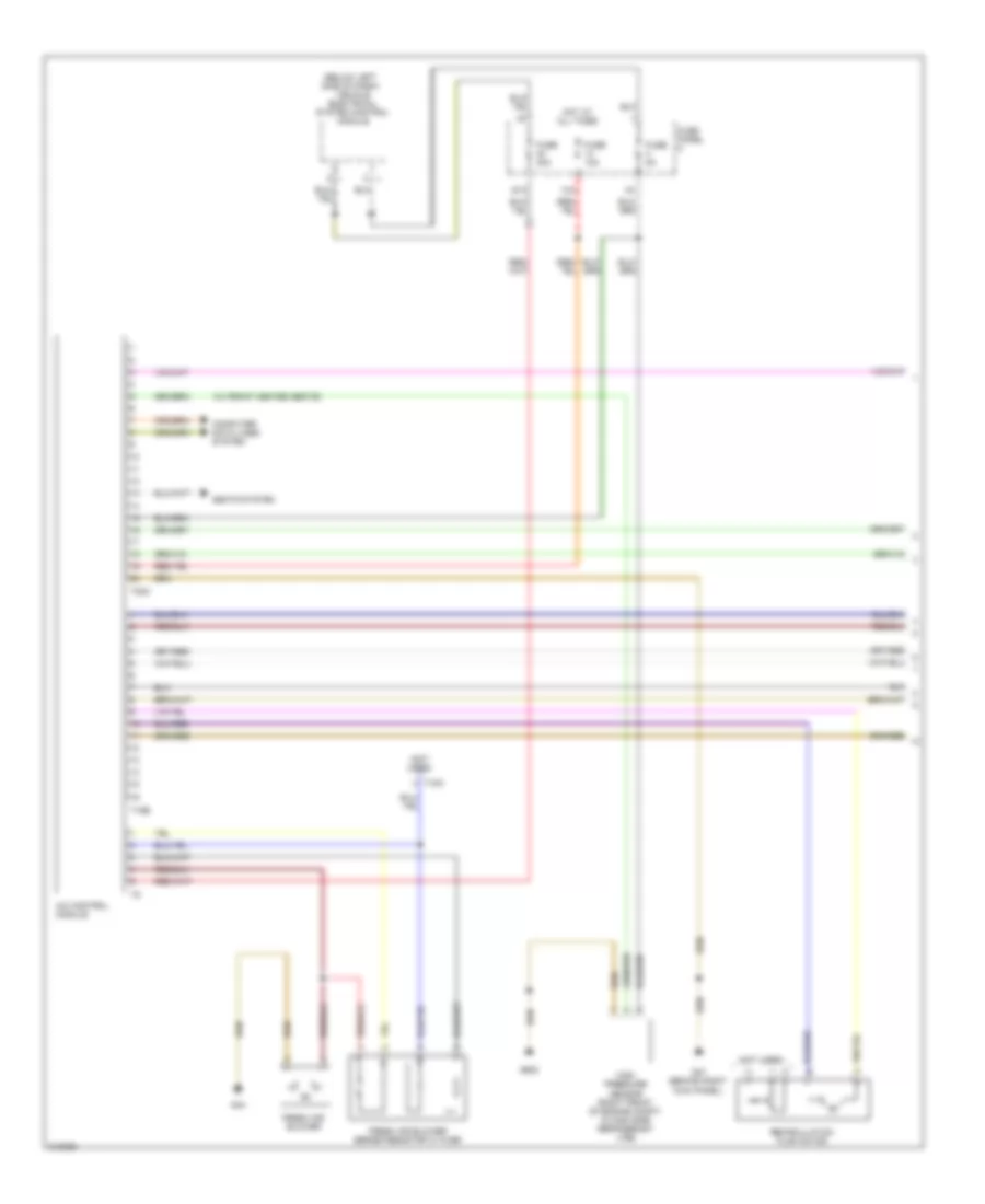 Manual A C Wiring Diagram 1 of 2 for Volkswagen GLI 2 0T 2009