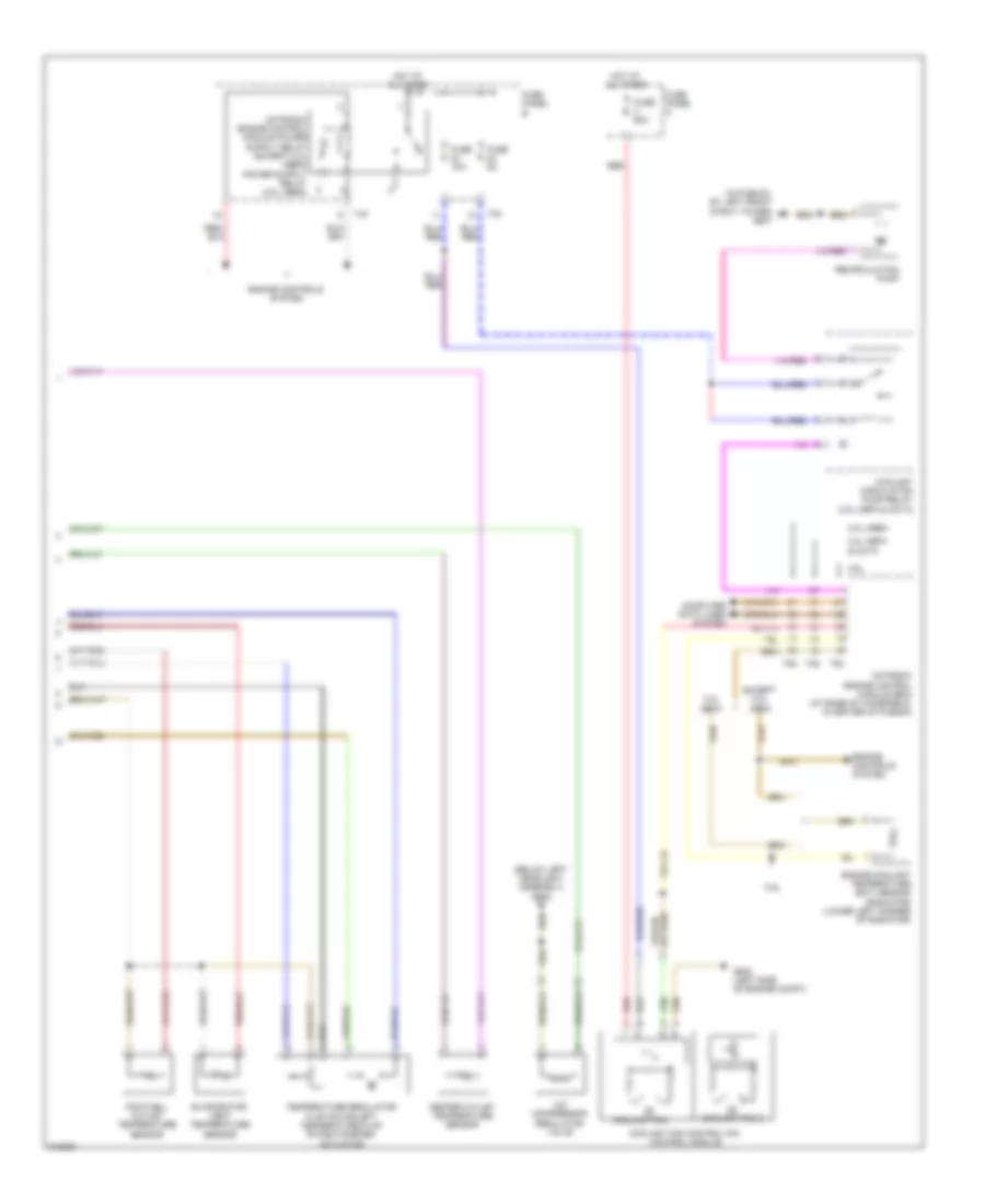 Manual A C Wiring Diagram 2 of 2 for Volkswagen GLI 2 0T 2009