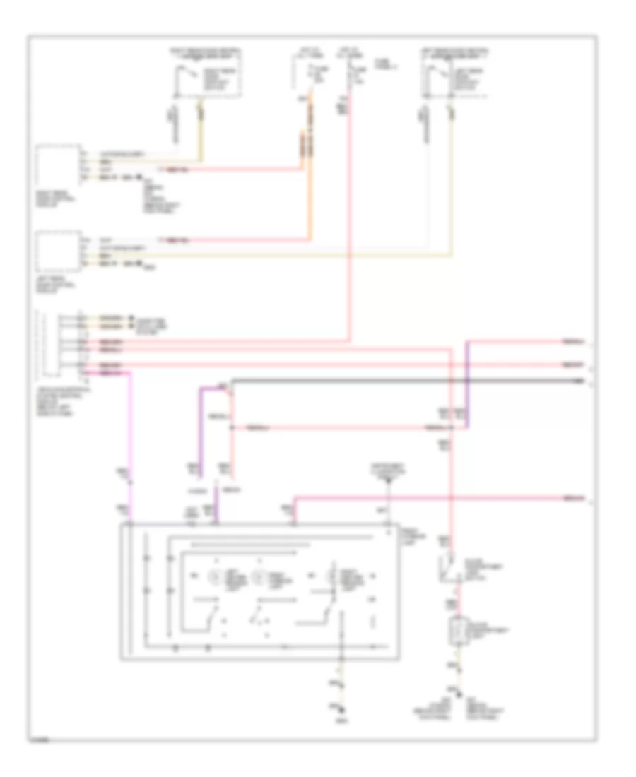 Courtesy Lamps Wiring Diagram 1 of 2 for Volkswagen GLI 2 0T 2009