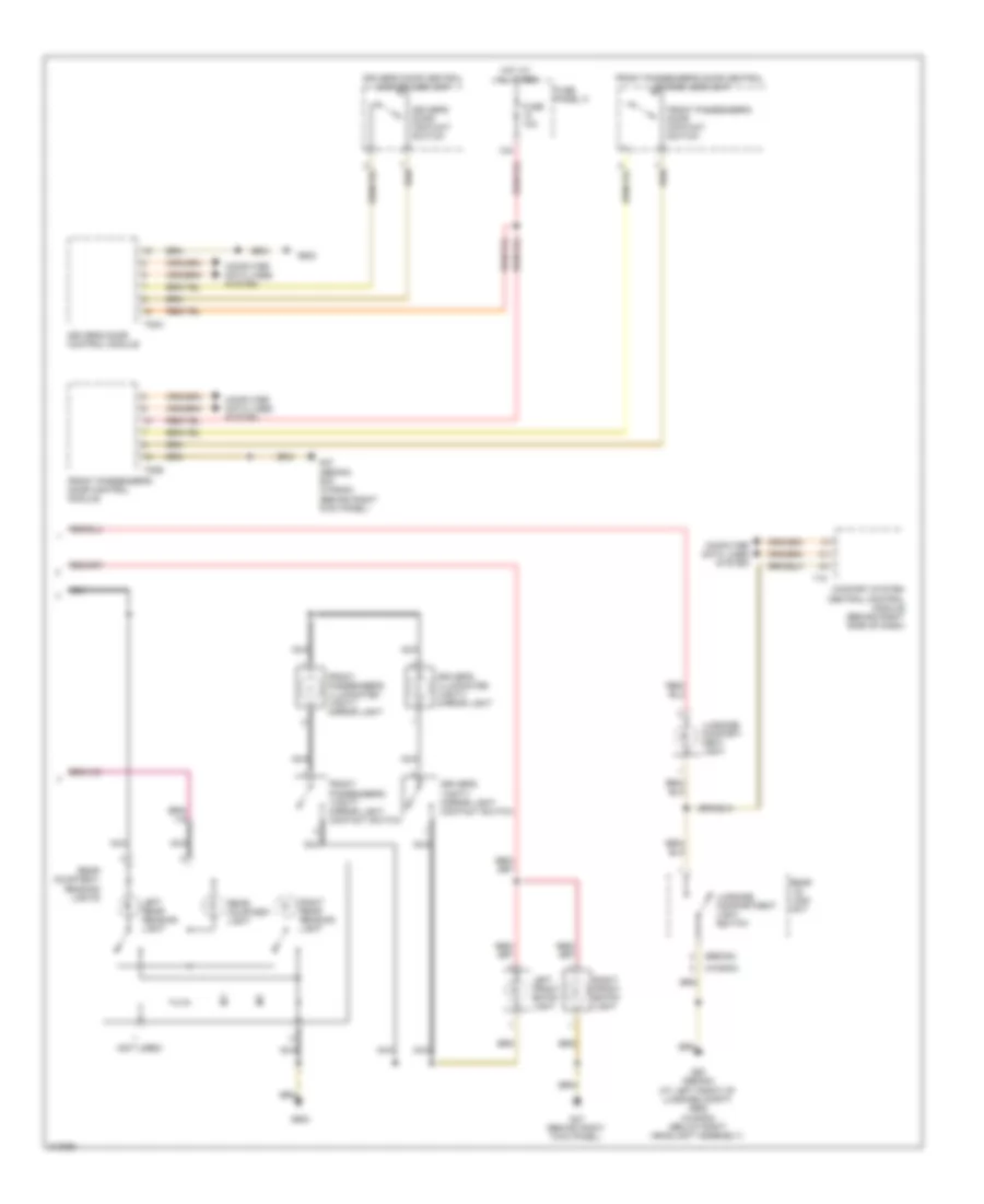 Courtesy Lamps Wiring Diagram (2 of 2) for Volkswagen GLI 2.0T 2009
