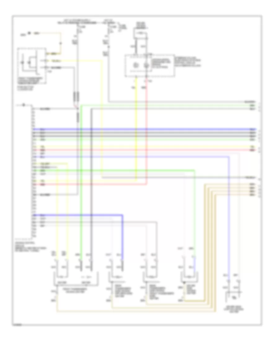 Supplemental Restraints Wiring Diagram, USA (1 of 3) for Volkswagen GLI 2.0T 2009