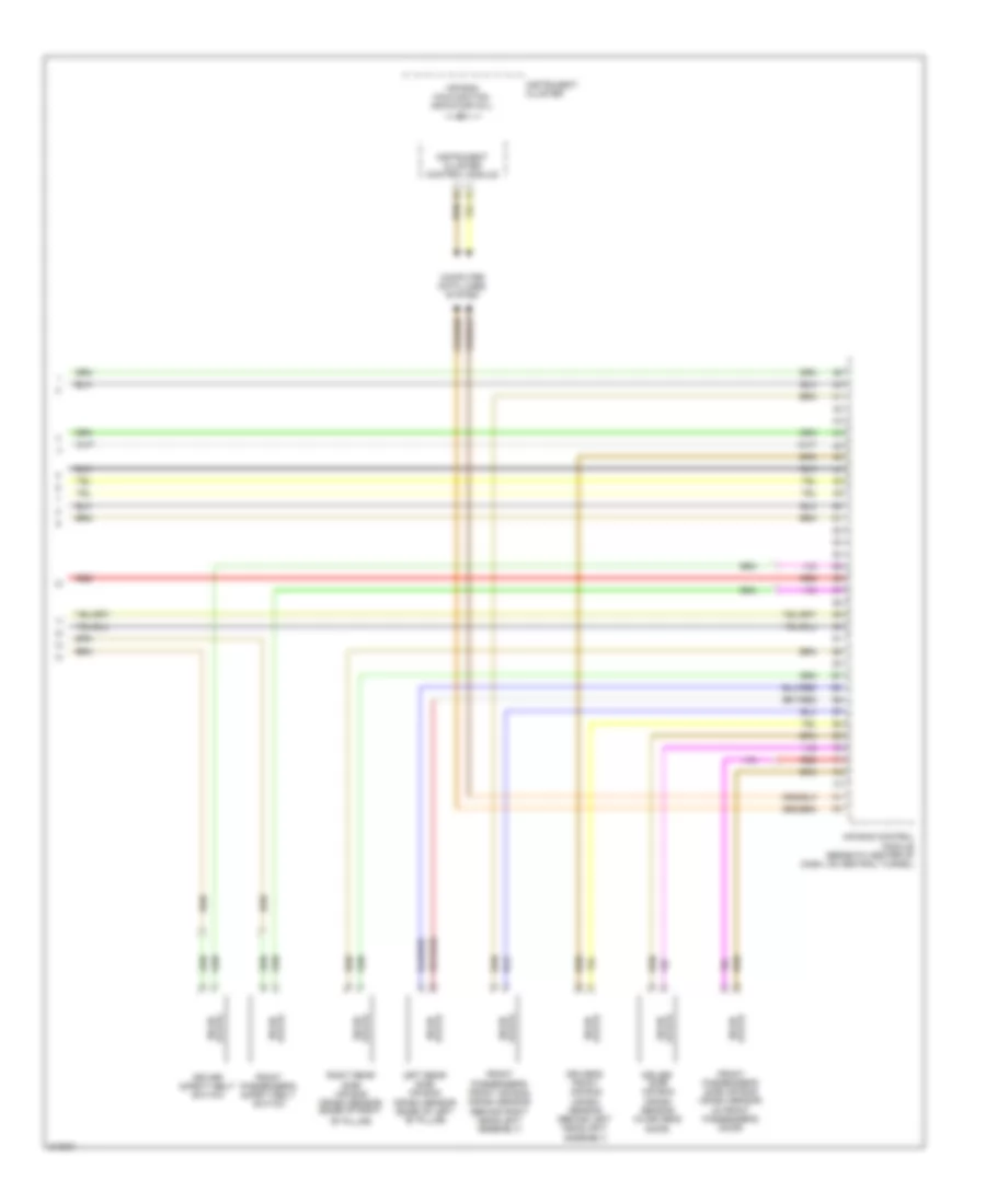 Supplemental Restraints Wiring Diagram, USA (3 of 3) for Volkswagen GLI 2.0T 2009