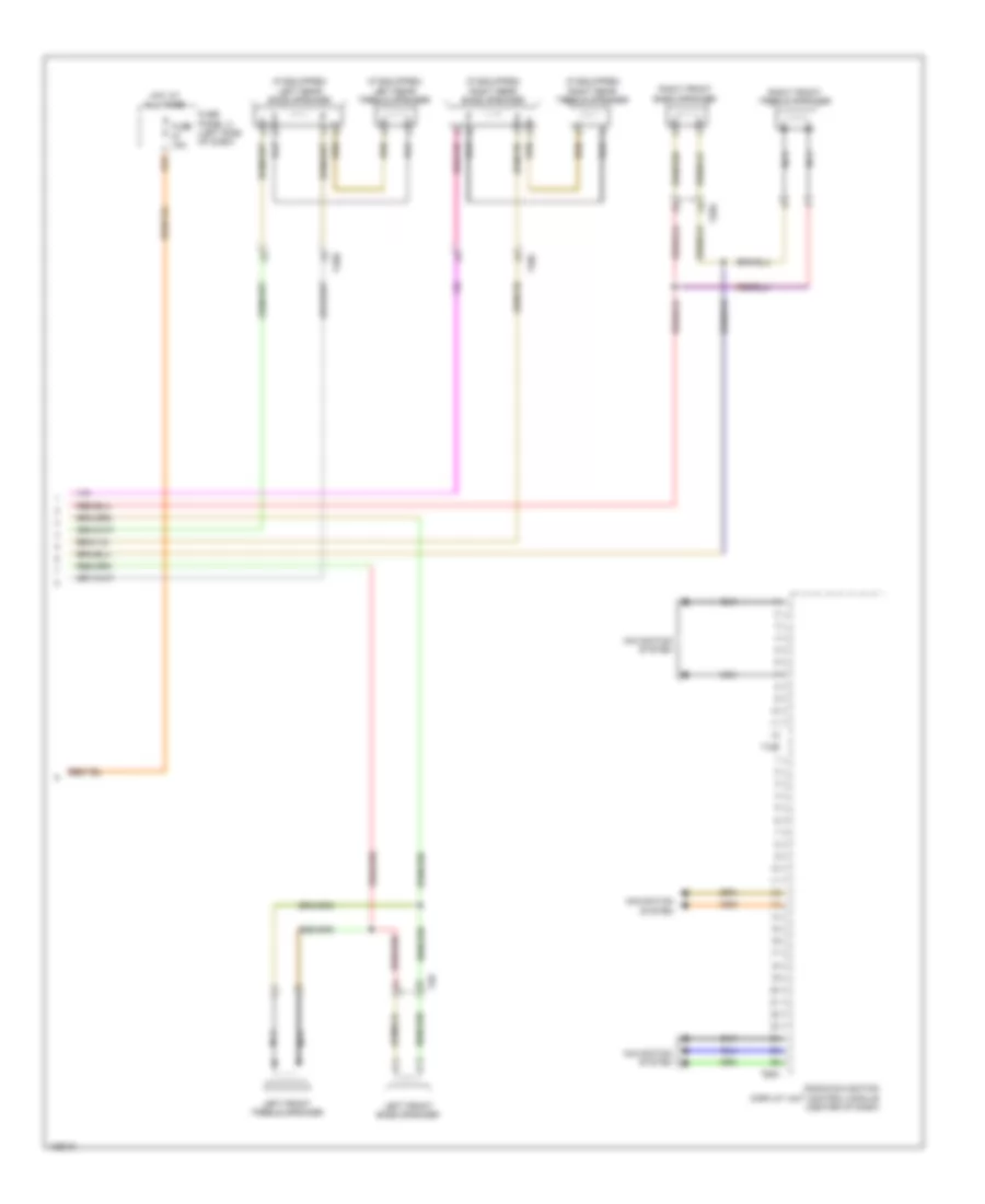 Radio Wiring Diagram, with Navigation without Amplifier (2 of 2) for Volkswagen Jetta SE 2014