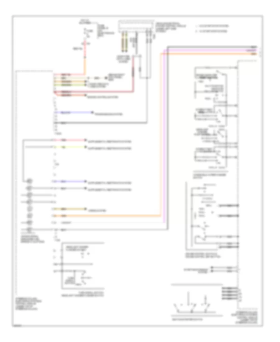 Steering Column Electronic Systems Control Module Wiring Diagram 1 of 2 for Volkswagen Eos Executive 2012