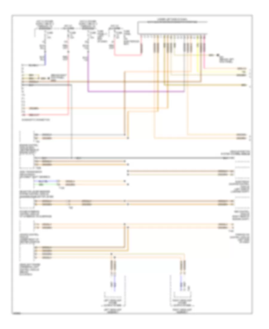 Computer Data Lines Wiring Diagram 1 of 2 for Volkswagen Eos Executive 2012