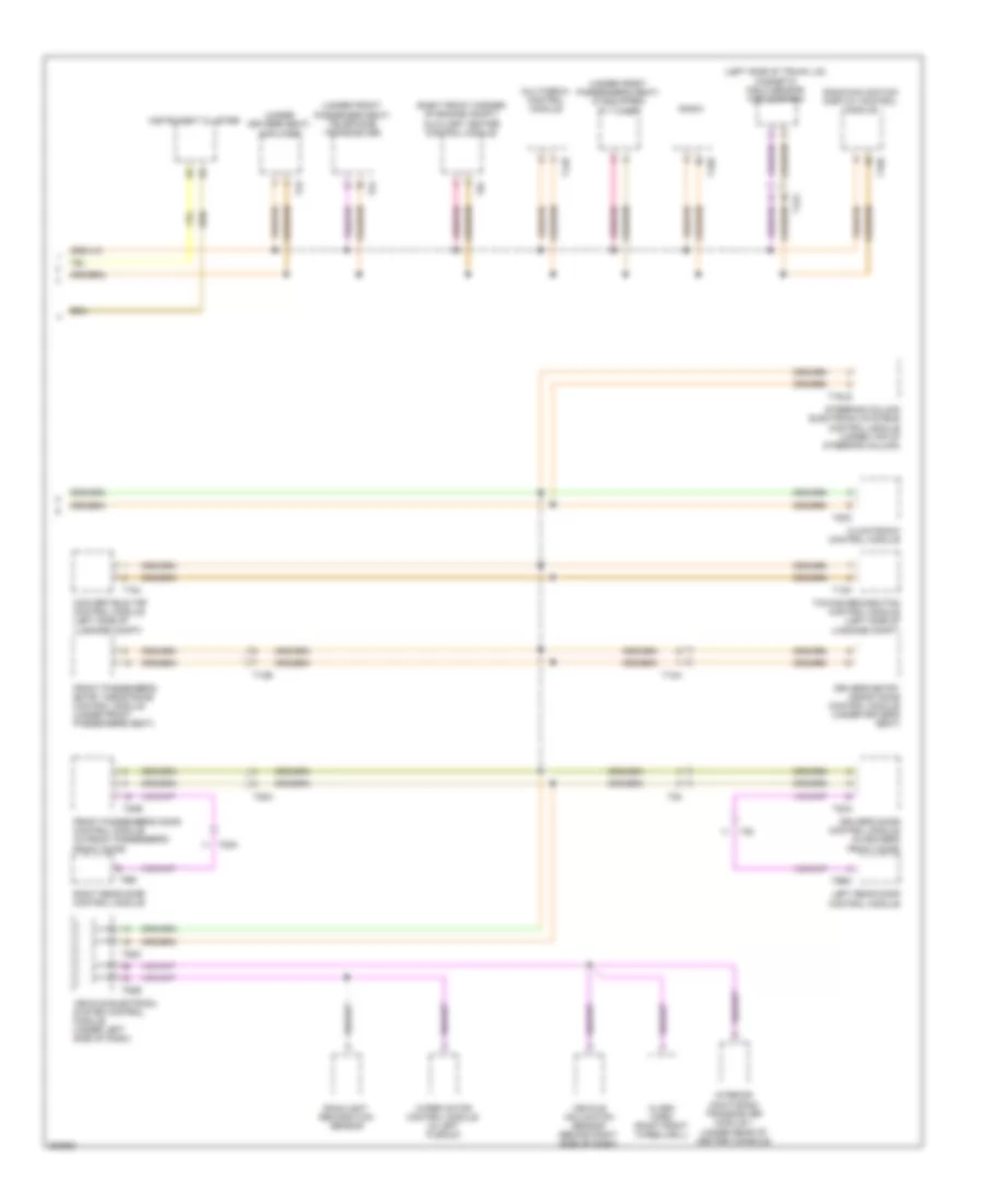 Computer Data Lines Wiring Diagram 2 of 2 for Volkswagen Eos Executive 2012