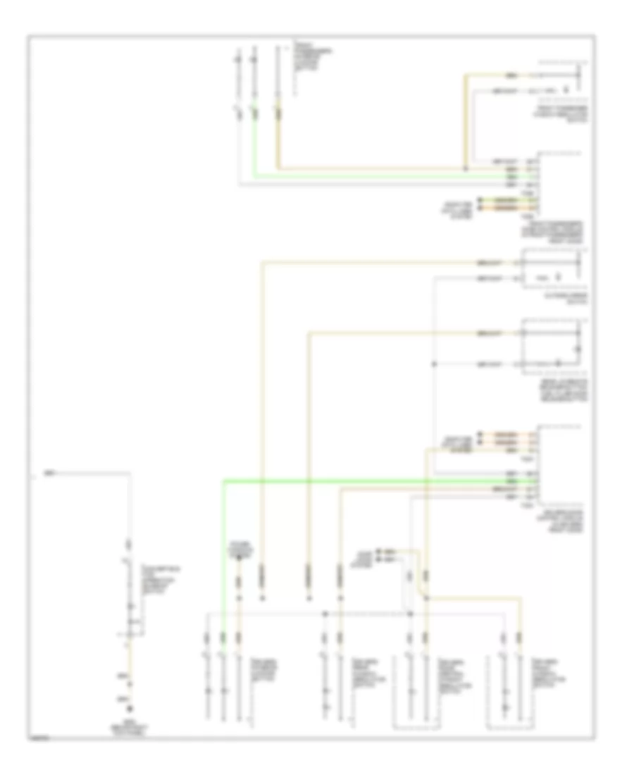 Instrument Illumination Wiring Diagram 2 of 2 for Volkswagen Eos Executive 2012