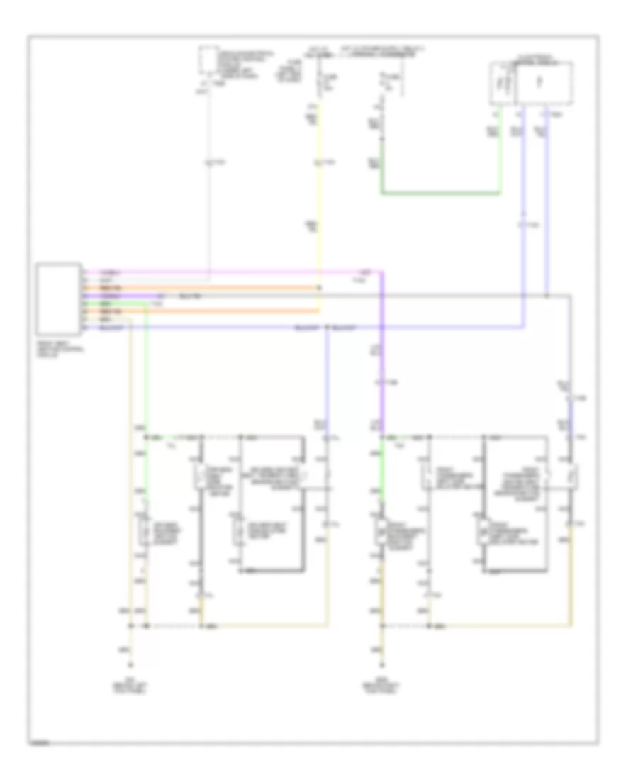 Heated Seats Wiring Diagram for Volkswagen Eos Executive 2012