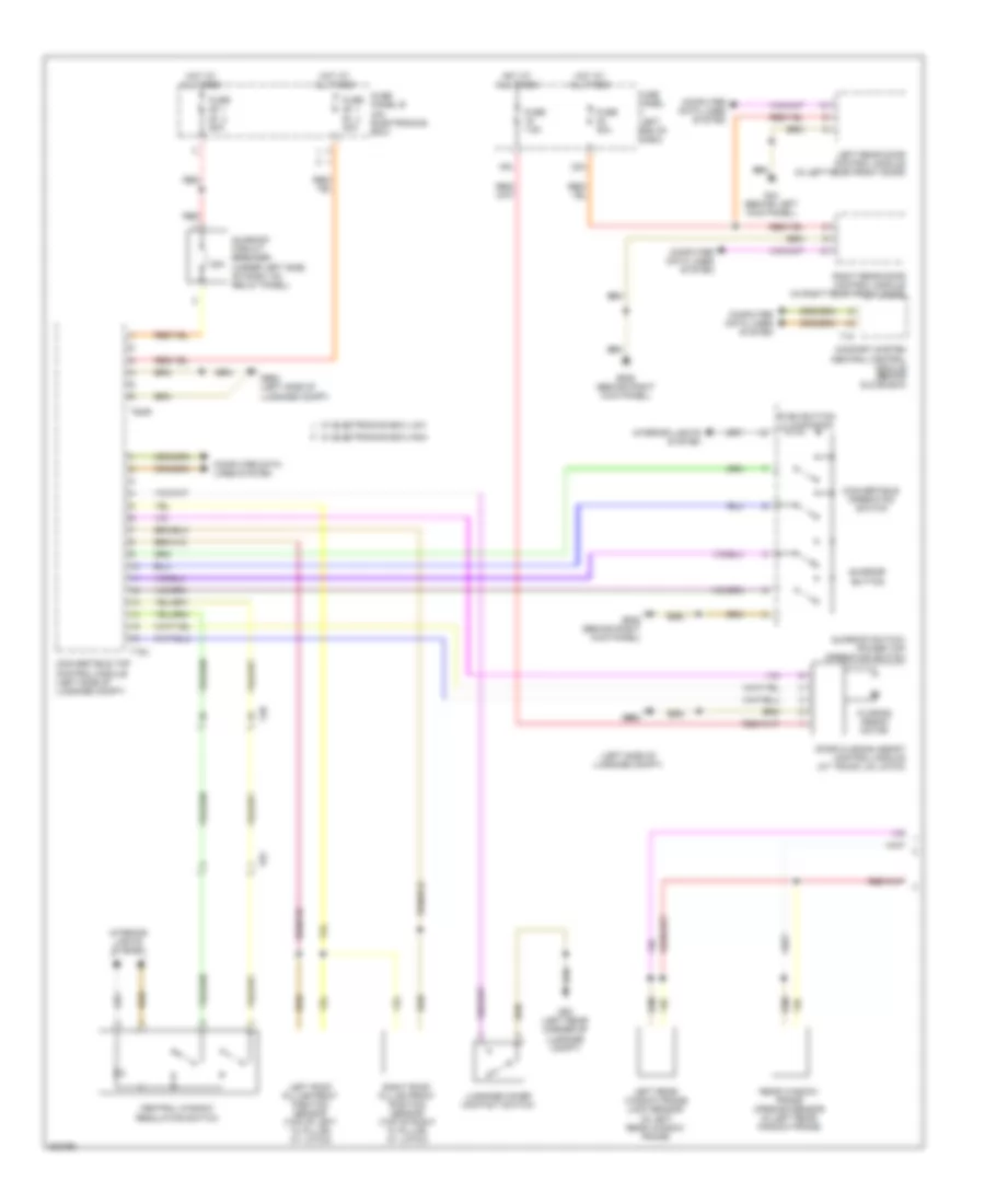 Power Top Sunroof Wiring Diagram 1 of 2 for Volkswagen Eos Executive 2012