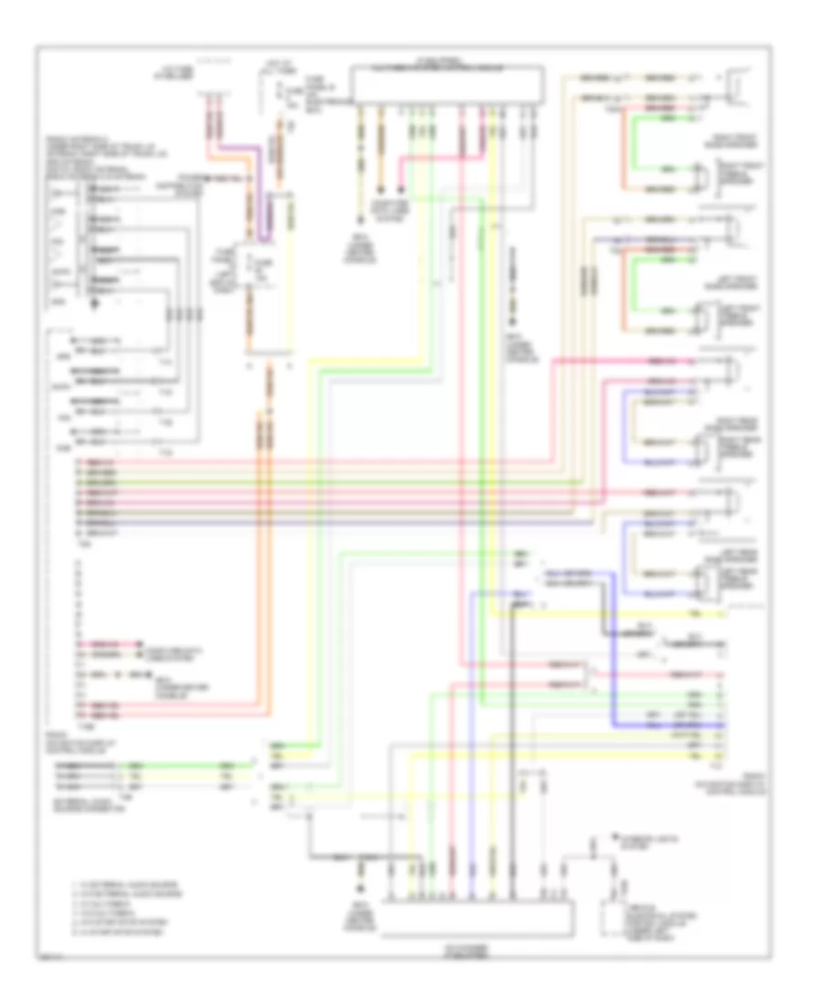 Base Radio Wiring Diagram for Volkswagen Eos Executive 2012