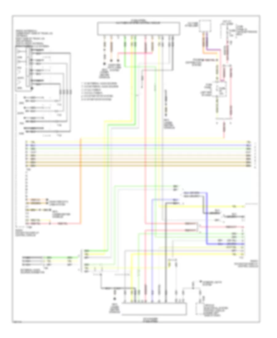 Premium Radio Wiring Diagram (1 of 2) for Volkswagen Eos Executive 2012