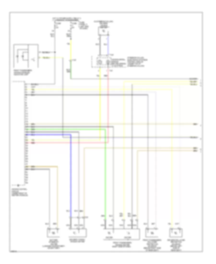 Supplemental Restraints Wiring Diagram 1 of 3 for Volkswagen Eos Executive 2012