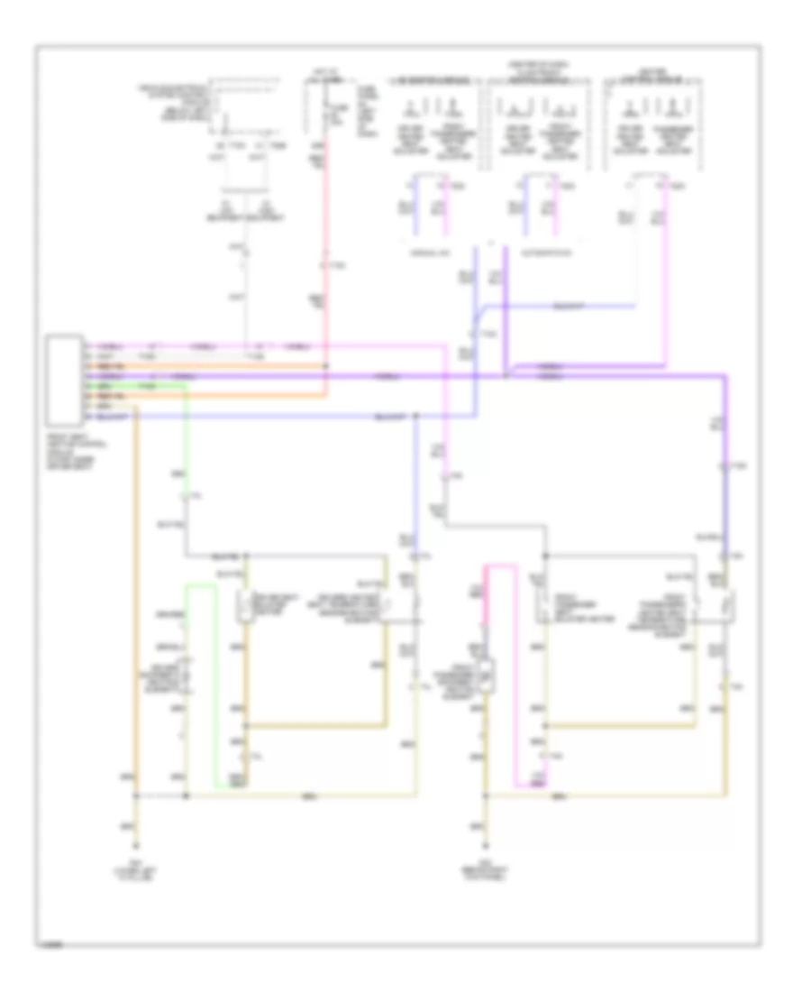 Heated Seats Wiring Diagram for Volkswagen Jetta SEL 2014