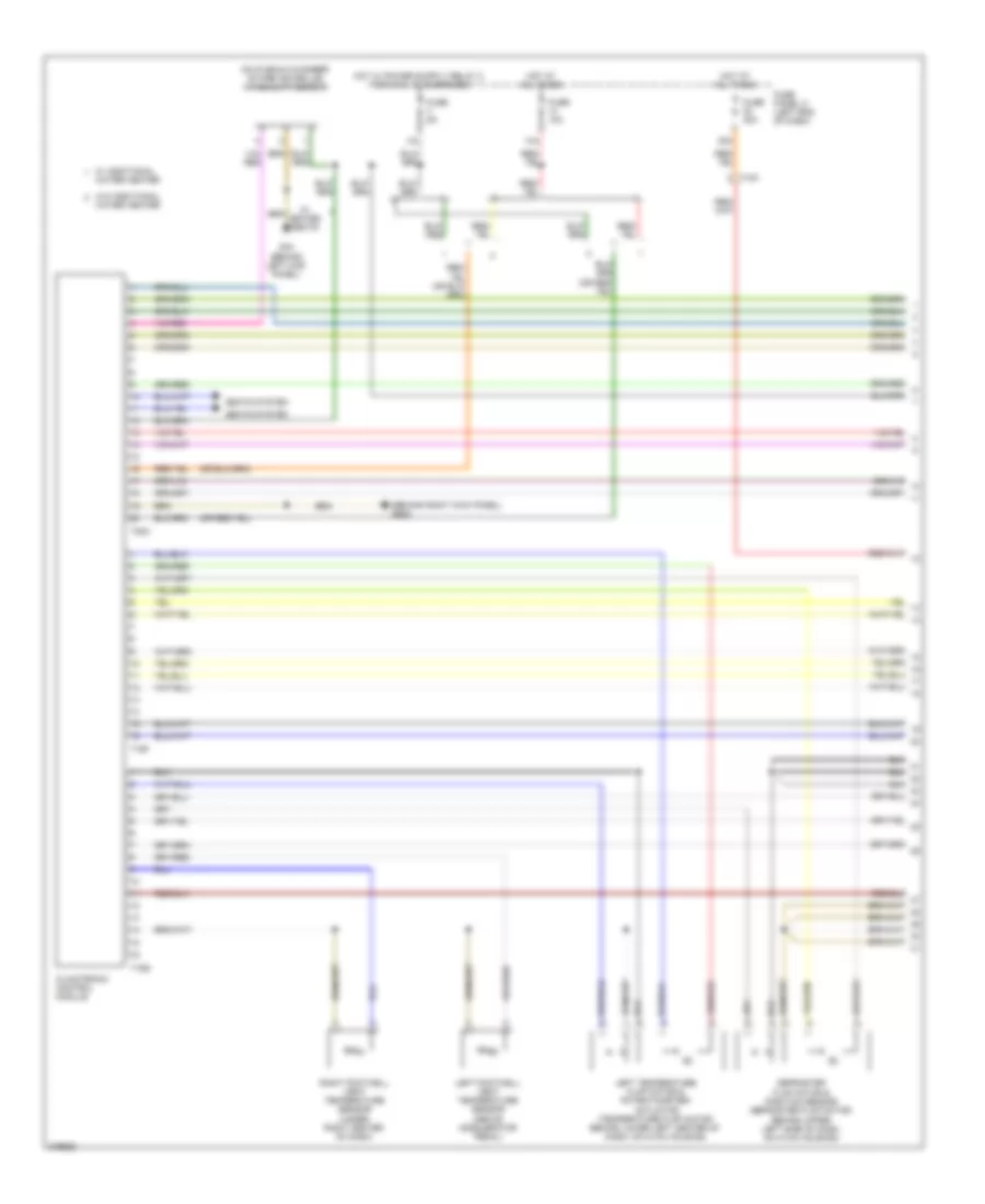 Automatic A C Wiring Diagram 1 of 4 for Volkswagen Eos Komfort 2012