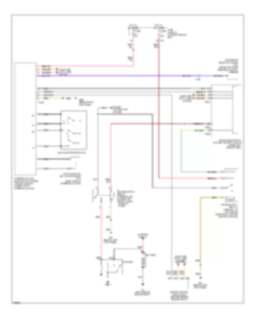 Starting Wiring Diagram, CCTA for Volkswagen Eos Komfort 2012