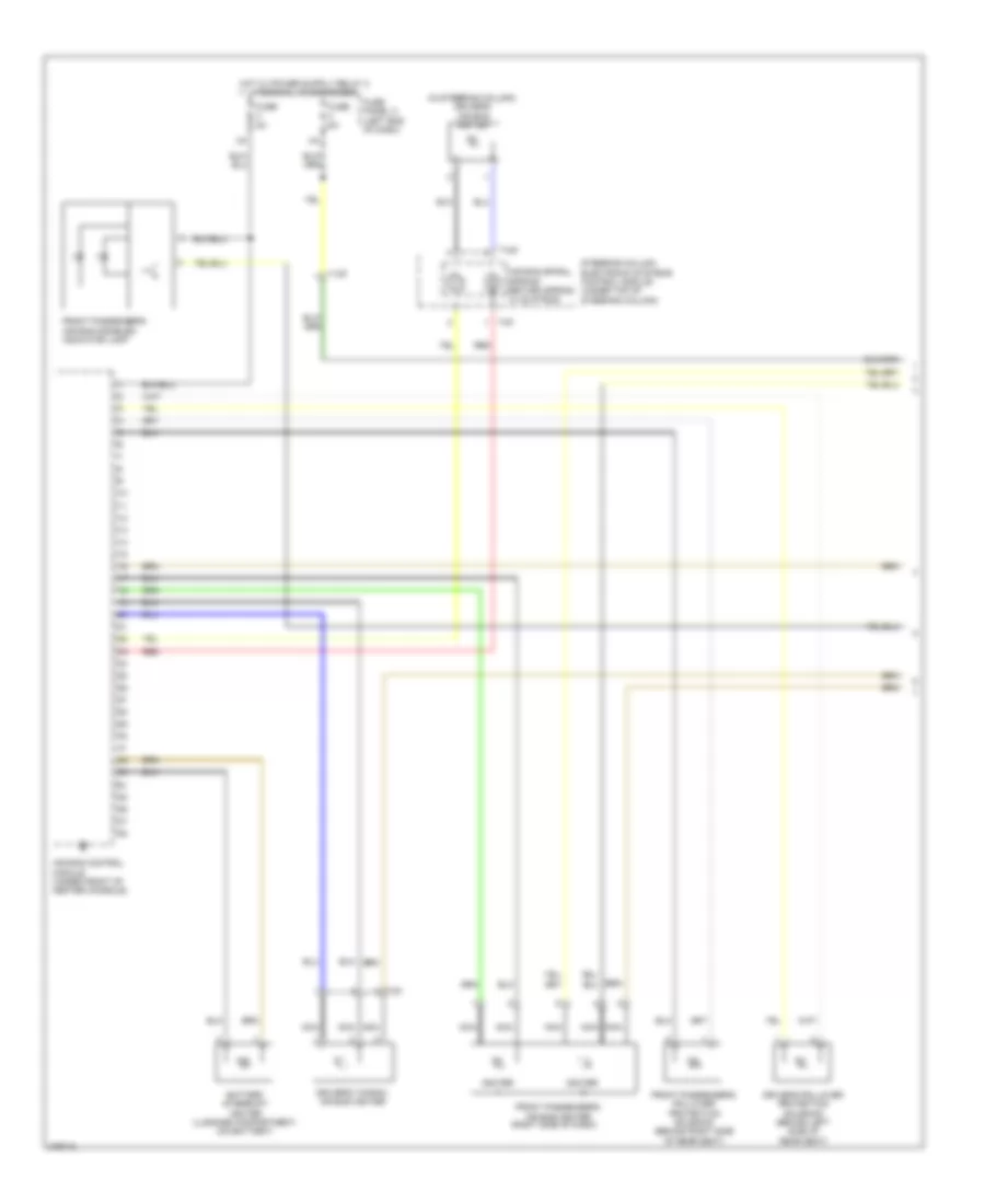 Supplemental Restraints Wiring Diagram 1 of 3 for Volkswagen Eos Komfort 2012