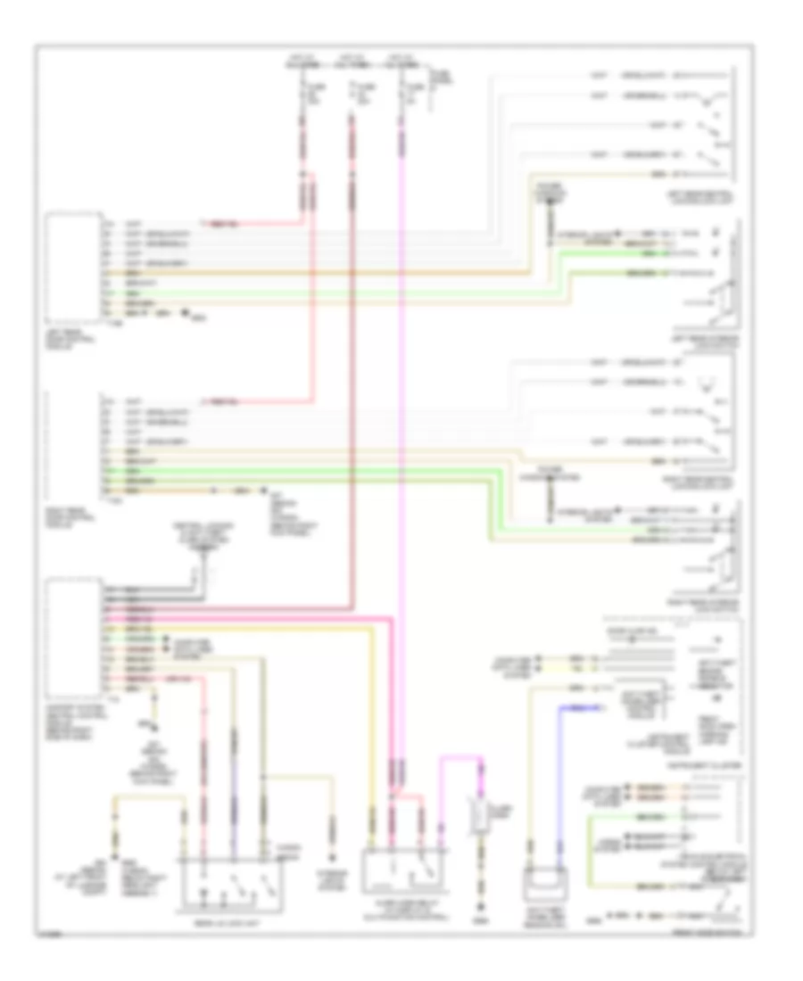 Anti theft Wiring Diagram 2 of 2 for Volkswagen Jetta S 2009