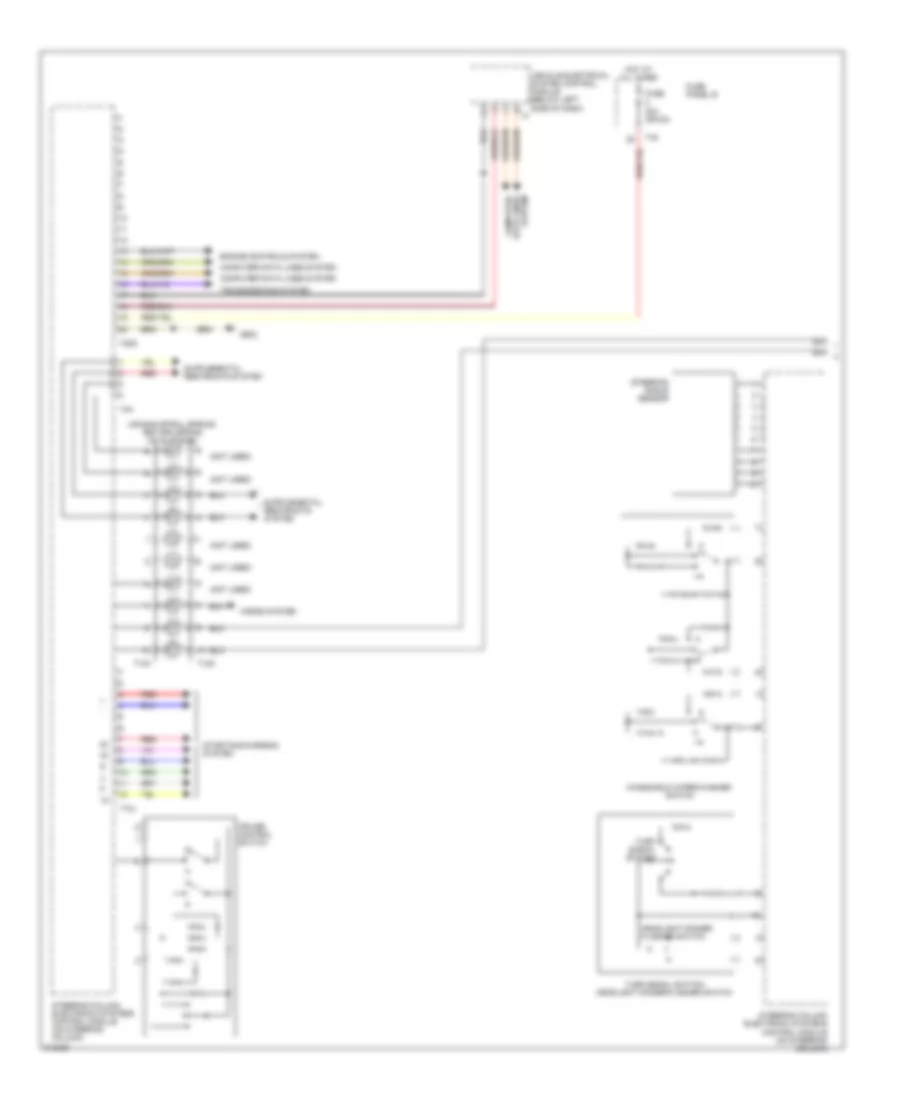 Steering Column Electronic Systems Control Module Wiring Diagram 1 of 2 for Volkswagen Jetta S 2009