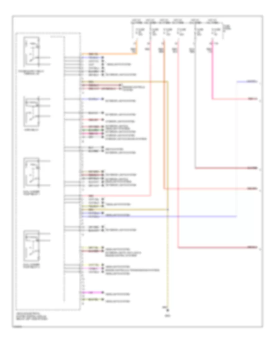 Vehicle Electrical System Control Module Wiring Diagram 1 of 2 for Volkswagen Jetta S 2009