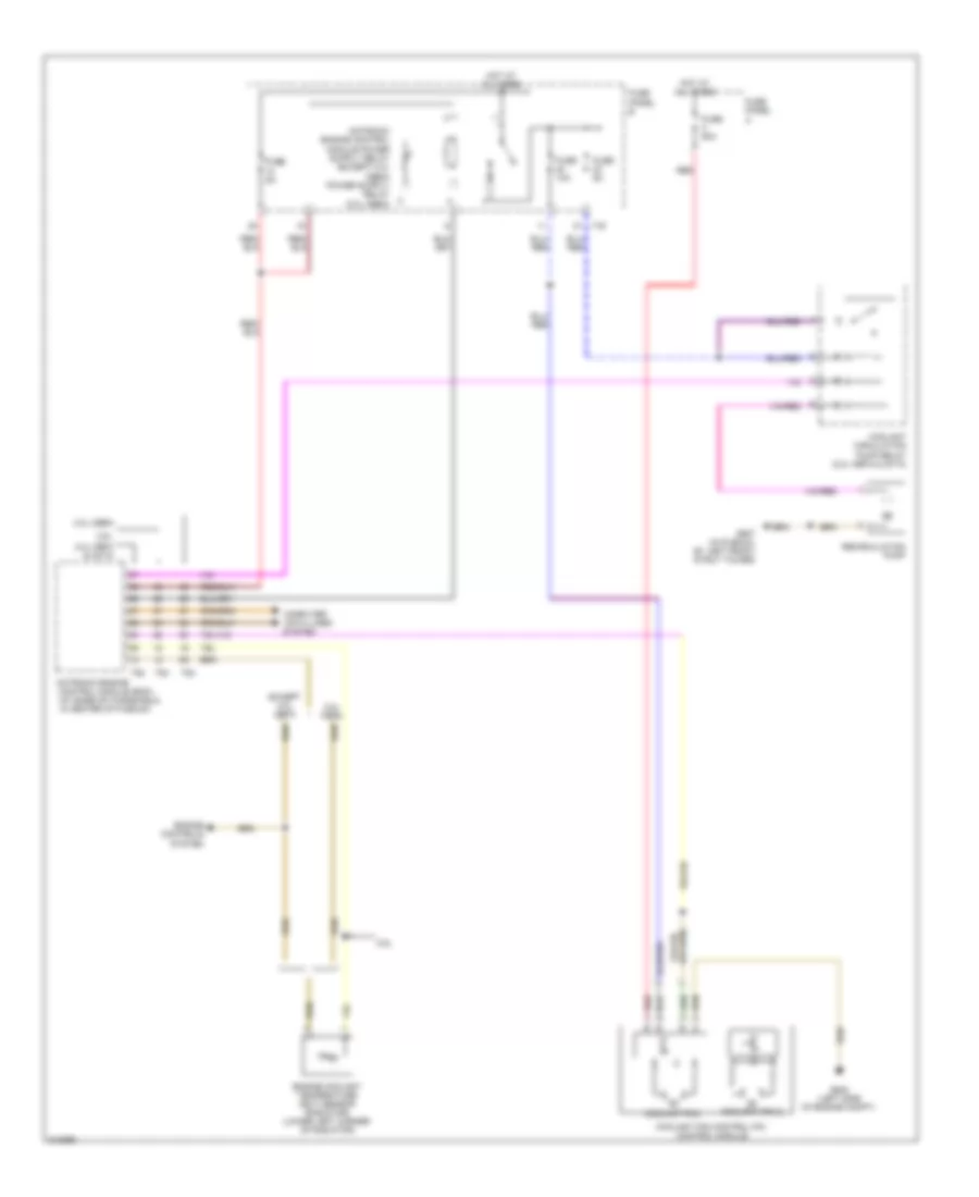 Cooling Fan Wiring Diagram for Volkswagen Jetta S 2009